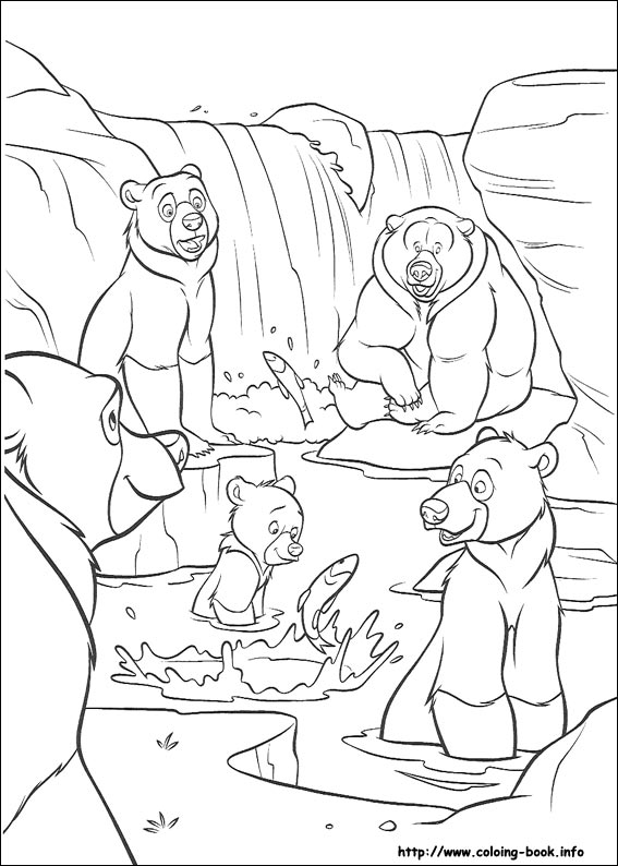 Brother Bear coloring picture